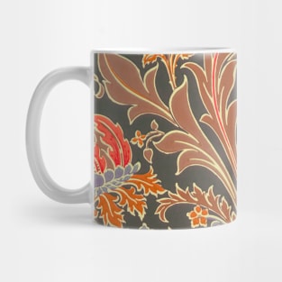 Vintage Floral and Foliate Pattern Mug